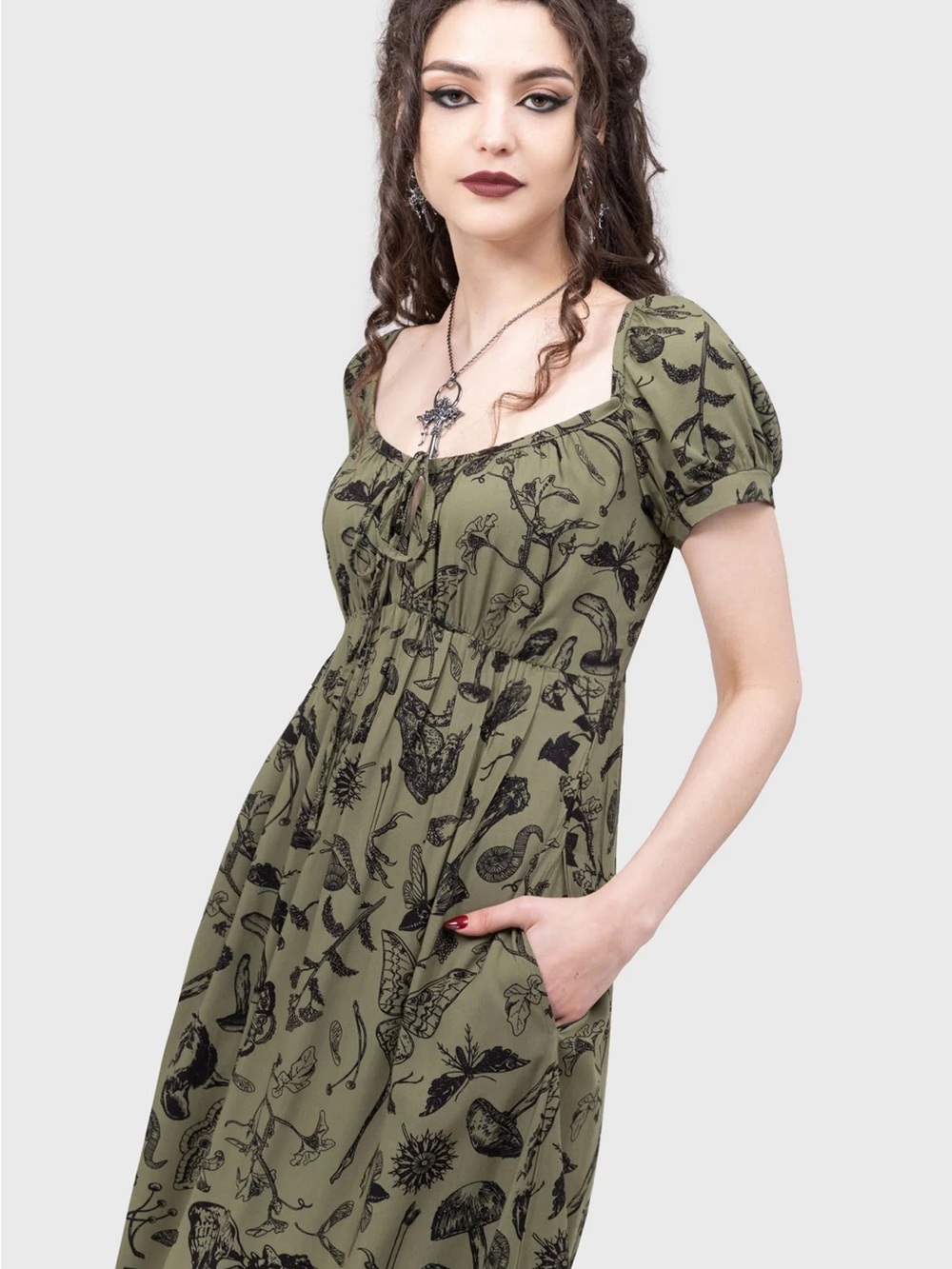 Killstar Forestine Maxi Dress, size large